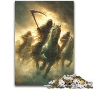 Jigsaw Puzzle 1000 Pieces for Adults Grim Reaper 1000 Pieces for Teenagers,Challenging Family Activity Games DIY Toy for Home Wall Decor Gifts (26x38cm)