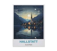 Jigsaw Puzzle 1000 Pieces for Adults，Hallstatt Austria，Teens Boys Girls Puzzles Difficult Challenging Puzzle for Party Games Kids Family Friends（75x50cm）-A49
