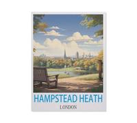Jigsaw Puzzle 1000 Pieces for Adults，Hampstead Heath London，Kids Teens Large Families Puzzle Game（75x50cm）-R88