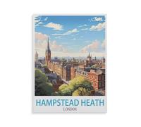 Jigsaw Puzzle 1000 Pieces for Adults，Hampstead Heath London，Unique Suitable for Teenagers and Adults, Home Decoration（75x50cm）-GV23