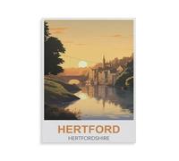 Jigsaw Puzzle 1000 Pieces for Adults，Hertford Hertfordshire，Large Puzzle Game Artwork for Adults Teens, Family Decorations, Unique Puzzle Gift（50x70cm）-GV81