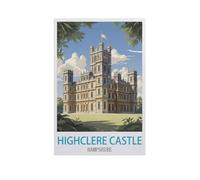 Jigsaw Puzzle 1000 Pieces for Adults,Highclere Castle Hampshire,Large Puzzle Game Artwork for Adults Teens(75x50cm)-GK57