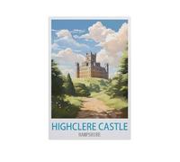 Jigsaw Puzzle 1000 Pieces for Adults,Highclere Castle Hampshire,Paper Puzzle - Unique Suitable for Teenagers and Adults(38x26cm)-GK60