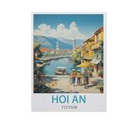 Jigsaw Puzzle 1000 Pieces for Adults,Hoi An Vietnam,Large Puzzle Game Artwork for Adults Teens(50x70cm)-X61