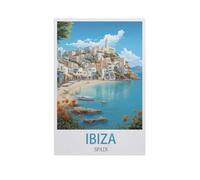 Jigsaw Puzzle 1000 Pieces for Adults，Ibiza Spain，Unique Suitable for Teenagers and Adults, Home Decoration（75x50cm）-AI87