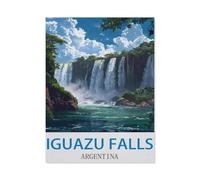 Jigsaw Puzzle 1000 Pieces for Adults，Iguazu Falls Argentina，Large Puzzle Game Artwork for Adults Teens, Family Decorations, Unique Puzzle Gift（75x50cm）-O34