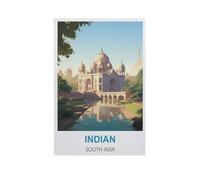 Jigsaw Puzzle 1000 Pieces for Adults，Indian South Asia，Teens Boys Girls Puzzles Premium Quality Fun Family Challenging Puzzles for Birthday（50x70cm）-GJ8
