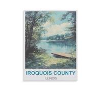 Jigsaw Puzzle 1000 Pieces for Adults，Iroquois County Illinois，Large Puzzle Game Artwork for Adults Teens（38x26cm）-HH78