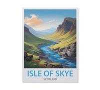 Jigsaw Puzzle 1000 Pieces for Adults，Isle of Skye Scotland，Kids Teens Large Families Puzzle Game（75x50cm）-G19