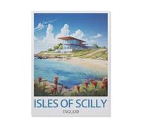 Jigsaw Puzzle 1000 Pieces for Adults，Isles of Scilly England，Kids Teens Large Families Puzzle Game（75x50cm）-FJ15