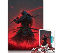 Jigsaw Puzzle 1000 Pieces for Adults Japanese Neon Ninja 1000 Pieces for Adults,Brain Intelligence Challenge Addictive Toys for Home Decoration 75x50cm