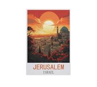 Jigsaw Puzzle 1000 Pieces for Adults，Jerusalem Israel，Teens Boys Girls Puzzles Difficult Challenging Puzzle for Party Games Kids Family Friends（38x26cm）-AM22