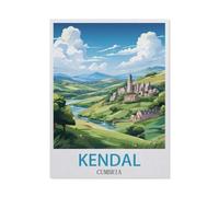 Jigsaw Puzzle 1000 Pieces for Adults，Kendal Cumbria，Wooden Puzzle - Unique Suitable for Teenagers and Adults（75x50cm）-HC41
