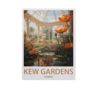 Jigsaw Puzzle 1000 Pieces for Adults，Kew Gardens London，Teens Boys Girls Puzzles Difficult Challenging Puzzle for Party Games Kids Family Friends（75x50cm）-HD46