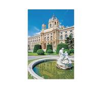 Jigsaw Puzzle 1000 Pieces for Adults，Kunsthistorisches Museum with Maria Theresa Square Park, Vienna，Teens Boys Girls Puzzles Premium Quality Fun Family Challenging Puzzles for Birthday（75x50cm）-V89