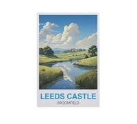 Jigsaw Puzzle 1000 Pieces for Adults，Leeds Castle Broomfield，Teens Boys Girls Puzzles Difficult Thick Sturdy Pieces Challenging Puzzle for Party Games（75x50cm）-GK47