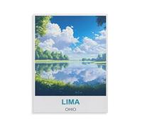 Jigsaw Puzzle 1000 Pieces for Adults，Lima Ohio，Large Puzzle Game Artwork for Adults Teens, Family Decorations, Unique Puzzle Gift（38x26cm）-HH82