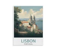 Jigsaw Puzzle 1000 Pieces for Adults，Lisbon Portugal，Lake，Kids Teens Large Families Puzzle Game50x70cm-P1