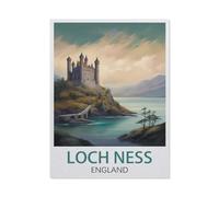 Jigsaw Puzzle 1000 Pieces for Adults，Loch Ness England，Teens Boys Girls Puzzles Difficult Thick Sturdy Pieces Challenging Puzzle for Party Games（75x50cm）-EW47