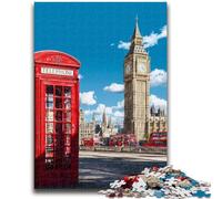 Jigsaw Puzzle 1000 Pieces for Adults London And Paris Cityscapes Teenager Puzzles,Quiz Game Wall Decoration Unique Birthday And Xmas Gifts (26x38cm)