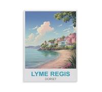 Jigsaw Puzzle 1000 Pieces for Adults，Lyme Regis Dorset，Unique Suitable for Teenagers and Adults, Home Decoration（75x50cm）-GS83