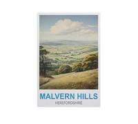 Jigsaw Puzzle 1000 Pieces for Adults,Malvern Hills Herefordshire,Teens Boys Girls Puzzles Difficult Thick Sturdy Pieces Challenging Puzzle for Party Games(75x50cm)-GK7