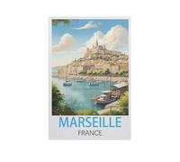 Jigsaw Puzzle 1000 Pieces for Adults，Marseille France，Teens Boys Girls Puzzles Difficult Challenging Puzzle for Party Games Kids Family Friends（75x50cm）-GJ65