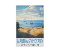 Jigsaw Puzzle 1000 Pieces for Adults，Martha S Vineyard Massachusetts，Teens Boys Girls Puzzles Difficult Thick Sturdy Pieces Challenging Puzzle for Party Games（50x70cm）-FR87