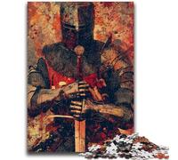 Jigsaw Puzzle 1000 Pieces for Adults Medieval Knights Adult Puzzles,Educational Games Home Decoration Unique Home Decor And Gifts (50x75cm)