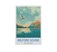 Jigsaw Puzzle 1000 Pieces for Adults，Milford Sound New Zealand，paper Puzzle - Unique Suitable for Teenagers and Adults（26x38cm）-GC62