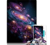 Jigsaw Puzzle 1000 Pieces for Adults Milky Way Puzzles for Teenagers,Fun Activity for Home, Rainy Days Toys, Birthday Gifts (size 38x26cm)