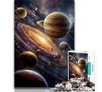 Jigsaw Puzzle 1000 Pieces for Adults Milky Way Universe Galaxy 1000 Pieces for Adults,Interesting Stress Reduction Parent-child Interaction (size 38x26cm)