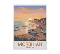 Jigsaw Puzzle 1000 Pieces for Adults，Morbihan Brittany，Teens Boys Girls Puzzles Difficult Thick Sturdy Pieces Challenging Puzzle for Party Games（38x26cm）-GM47