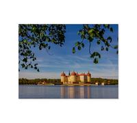 Jigsaw Puzzle 1000 Pieces for Adults，Moritzburg Hunting Lodge，Kids Teens Large Families Puzzle Game（38x26cm）-AU88