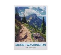 Jigsaw Puzzle 1000 Pieces for Adults，Mount Washington New Hampshire，Kids Teens Large Families Puzzle Game（26x38cm）-EC76