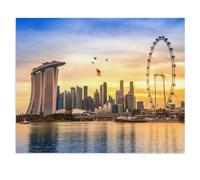 Jigsaw Puzzle 1000 Pieces for Adults，National Day in Singapore，Unique Suitable for Teenagers and Adults, Home Decoration（75x50cm）-U24