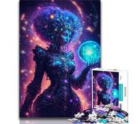 Jigsaw Puzzle 1000 Pieces for Adults Neon Enchanted Jigsaw,Stress Reliever Staycation Kill Time Parent-child Interaction 26x38cm