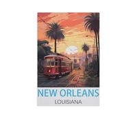 Jigsaw Puzzle 1000 Pieces for Adults，New Orleans Louisiana，Large Puzzle Game Artwork for Adults Teens（75x50cm）-FP97