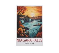 Jigsaw Puzzle 1000 Pieces for Adults,Niagara Falls New York,Teens Boys Girls Puzzles Difficult Challenging Puzzle for Party Games Kids Family Friends(50x70cm)-L9