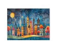 Jigsaw Puzzle 1000 Pieces for Adults，Nights in the labyrinth of thoughts，Kids Teens Large Families Puzzle Game（50x70cm）-AE59