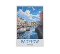 Jigsaw Puzzle 1000 Pieces for Adults，Padstow Cornwall，Paper Puzzle - Unique Suitable for Teenagers and Adults（50x70cm）-AI77