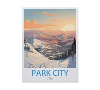 Jigsaw Puzzle 1000 Pieces for Adults，Park City Utah，Large Puzzle Game Artwork for Adults Teens（38x26cm）-IE83