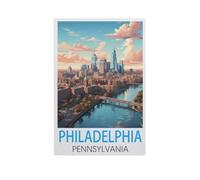 Jigsaw Puzzle 1000 Pieces for Adults,Philadelphia Pennsylvania,Unique Suitable for Teenagers and Adults, Home Decoration(75x50cm)-L67