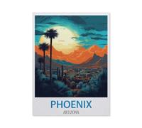 Jigsaw Puzzle 1000 Pieces for Adults,Phoenix Arizona,Teens Boys Girls Puzzles Difficult Challenging Puzzle for Party Games Kids Family Friends(38x26cm)-CL64