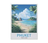 Jigsaw Puzzle 1000 Pieces for Adults，Phuket Thailand，Large Puzzle Game Artwork for Adults Teens, Family Decorations, Unique Puzzle Gift（75x50cm）-DN80