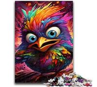 Jigsaw Puzzle 1000 Pieces for Adults Psychedelic Chick Adult Jigsaw,learning Educational for Is Ideal As A Gift for The Whole Family (75x50cm)