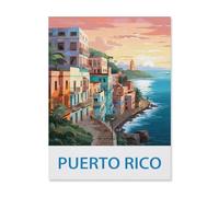 Jigsaw Puzzle 1000 Pieces for Adults，Puerto Rico，Unique Suitable for Teenagers and Adults, Home Decoration（38x52CM）-S69