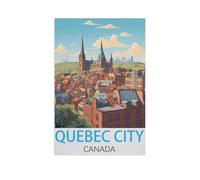 Jigsaw Puzzle 1000 Pieces for Adults，Quebec City Canada，paper Puzzle - Unique Suitable for Teenagers and Adults（26x38cm）-FQ82