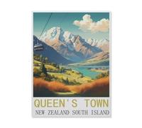 Jigsaw Puzzle 1000 Pieces for Adults，Queenstown New Zealand South Island，Paper Puzzle - Unique Suitable for Teenagers and Adults（26x38cm）-FM22