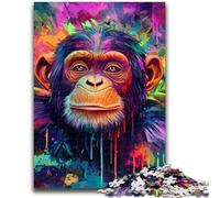 Jigsaw Puzzle 1000 Pieces for Adults Rainforest Gorilla Teenager Puzzles,Quiz Game Wall Decoration Unique Birthday And Xmas Gifts (26x38cm)